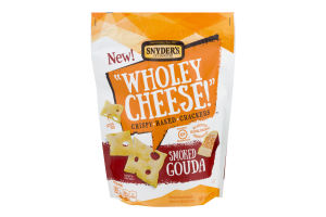Snyder's of Hanover "Wholey Cheese!" Crispy Baked Crackers Smoked Gouda