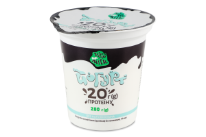 Йогурт 1% обогащенный белком без наполнителя Villa Milk ст 280г