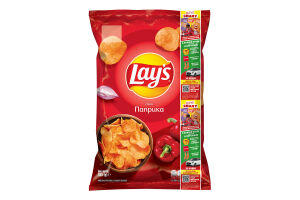 Чипси картопляні Паприка Lay's м/у 120г