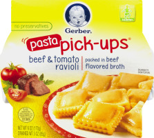 Gerber Pasta Pick-Ups Beef & Tomato Ravioli Toddler