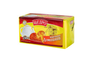 Маргарин 40% столовый Домашний Щедро м/у 250г