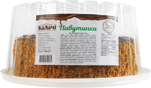 Торт повітряний Павутинка Калачі п/у 1кг