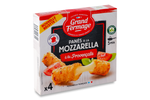 Закуска сирна GrandFermage Моцарела поПрован в пан