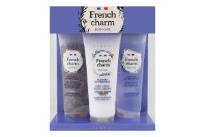 Набір Flowers of provence Гель д/душу 125мл+Крем д/тіла 125мл+Скраб-пілінг д/тіла 125мл Liora