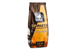 Брикети Секретные Технологии 2,5 кг Деревно-вугільні