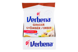 Цукерки м'які імбирні з вітаміном C Verbena м/у 60г