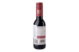 Вино 250мл 13% красное полусухое Primitivo Doppio Passo бут
