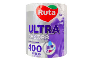 Рушник паперовий 3-х шаровий Ultra absorb Ruta 1шт