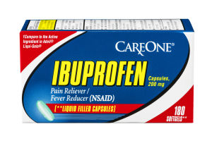 CareOne Ibuprofen Liquid Softgels - 180 CT