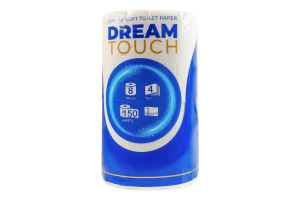 Папір туалетний 4-х шаровий Dream touch Ruta 8шт