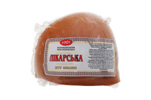 Ковбаса варена вищого сорту Лікарська Безлюдівський м'ясокомбінат кг