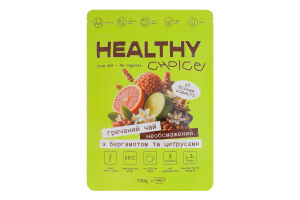 Чай гречаний необсмажений гранульований з бергамотом та цитрусами Ку Цяо Healthy Choice д/п 100г