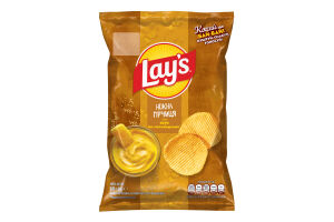 Чипсы картофельные со вкусом соуса по-голландски Нежная горчица Lay's м/у 60г