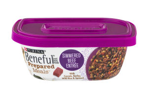 Purina Beneful Prepared Meals Dog Food Simmered Beef Entree