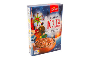 Набір з родзинками та маком Кутя різдвяна Деко к/у 280г