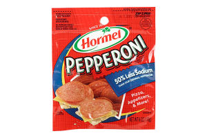 Hormel Pepperoni 50% Less Sodium Pillow Pack - 6oz