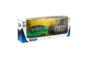 Набор игровой для детей от 3лет с прицепом и динозавром №520178.270 Land Rover TechnoDrive 1шт