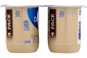 Dannon All Natural Lowfat Yogurt Coffee - 4 CT