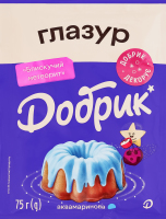 Глазурь перламутровая аквамариновая Блестящий метеорит Добрик м/у 75г