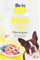 Корм д/собак малих порід з філе ягнят в соусі 85г пауч Бріт Кеа