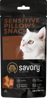Ласощі д/дорослих котів Snacks Pillows Sensitive 60г д/п Savory