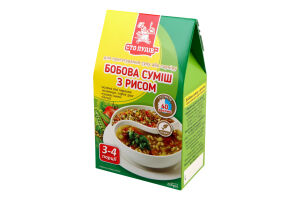 Смесь бобовая с рисом Сто пудів к/у 255г