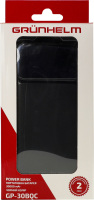 Повербанк 30000mAh чорний Grunhelm
