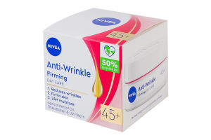 Крем для обличчя денний проти зморщок + пружність 45+ Nivea 50мл