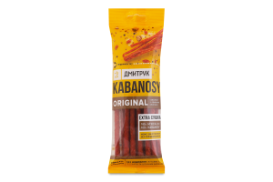 Снеки мясные из свинины Original Кабаносы Дмитрук в/к м/у 80г