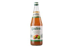 Сік неосвітлений пастеризований яблучний Galicia с/пл 1л