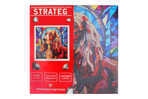 Набір для творчості для дітей від 3років Алмазна картина Strateg 1шт