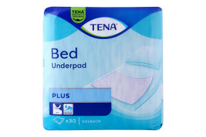 Пелюшки сечопоглинальні 60х90см Plus Bed Tena 30шт