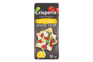 Тосты хрустящие Гречневые Crisperia м/у 130г