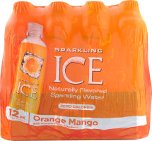 Sparkling Ice Naturally Flavored Sparkling Water Orange Mango - 12 CT