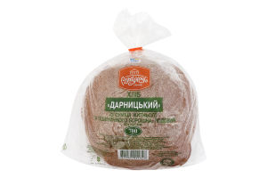 Хлеб из смеси ржаной и пшеничной муки подовый Дарницкий Рум'янець м/у 700г
