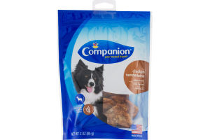 Companion Jerky Strips Dog Treats Chicken Tenderloins