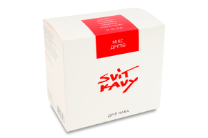 Кофе жареный молотый в дрип-пакетах Арабика Микс Svit Kavy к/у 8х12г