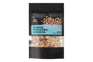 Суміш горіхова солона 120г д/п Nuts Eat