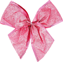 Прикраса ялинкова Бант блиск 10*11см 5208