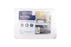 Наматрацник з резинками по кутах білий 160х200см №233379 Classic Hotel collection Ideia 1шт