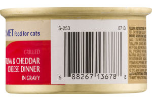 Companion Gourmet Food For Cats Tuna & Cheddar Cheese Dinner