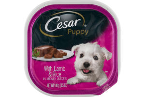 Cesar Puppy Canine Cuisine With Lamb & Rice