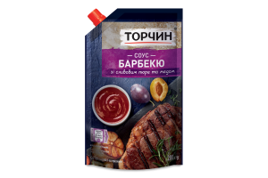 Соус со сливовым пюре и медом пастеризованный Барбекю Торчин д/п 200г
