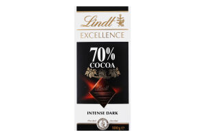 22308 LINDT Excellence шоколад чорний 70%
