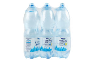 Вода минеральная негазированная природная столовая гидрокарбонатная кальциевая Карпатська джерельна п/бут 2л