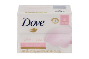 Dove Beauty Bar Pink - 2 CT
