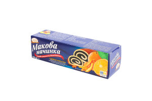 Начинка маковая пастеризованная с цедрой апельсина SantaVita Bakers к/у 500г