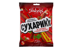 Сухарики ржано-пшеничные Томат спайси Big pack Jokers м/у 100г