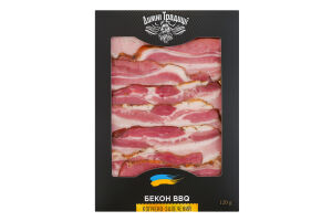 Бекон свинячий нарізка BBQ Димні Традиції г/к в/ґ к/у 120г