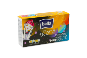Тампони For teens regular 16шт Bella